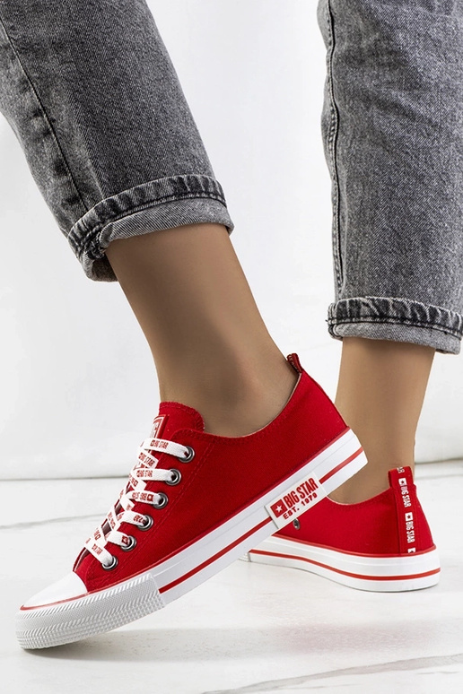 Rote klassische Sneakers Big Star...