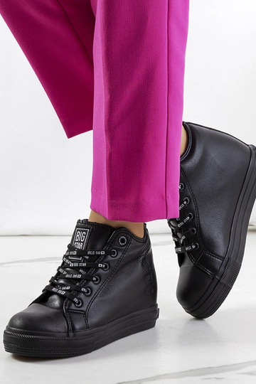 Schwarze Keil-Sneaker BIG... 2