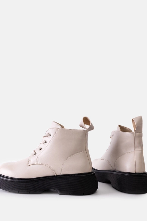 Beige Solis-Sprungstiefel