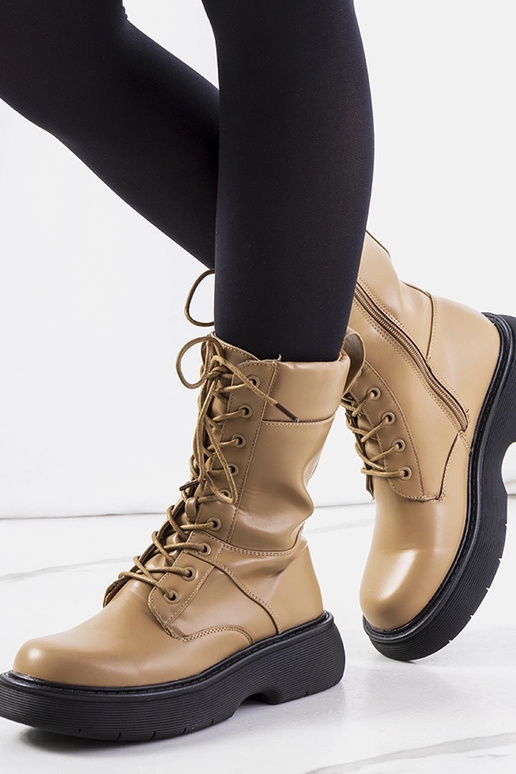 Braune isolierte Stiefeletten von Sobrin