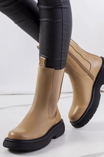 Beige Willsden-Kampfstiefel 2