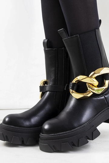 Schwarze Stiefel, „Croydon" 2