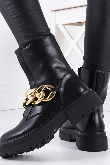 Schwarze Wanderschuhe aus...