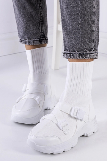 Weiße Saker-Sneaker