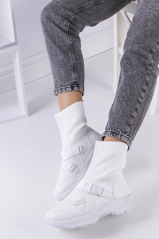 Weiße Saker-Sneaker