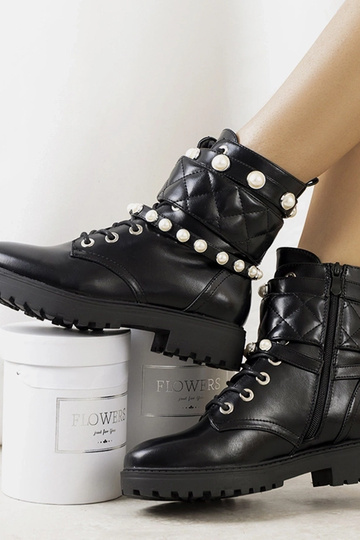 Schwarze Cesia-Stiefel für... 2