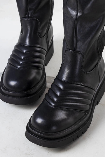 Schwarze Calliope-Stiefel 2