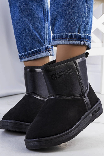 Schwarze Damen-Schneestiefel KK274614-906