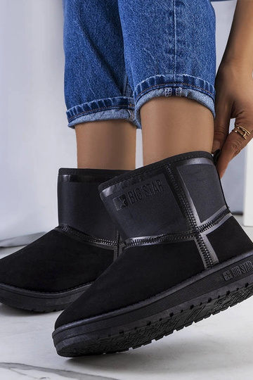 Schwarze Damen-Schneestiefel KK274614-906 2