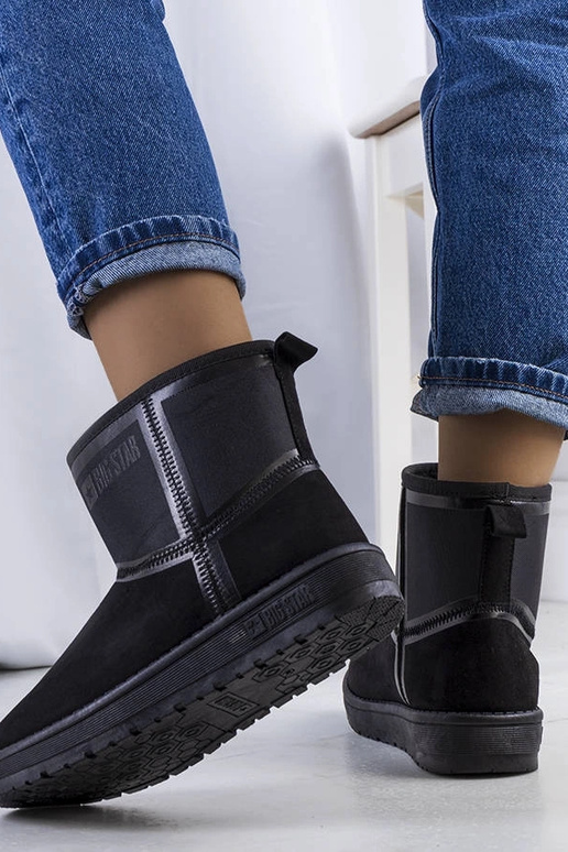 Schwarze Damen-Schneestiefel...