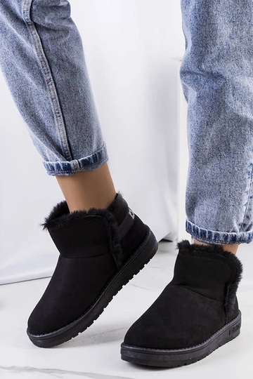 Schwarze Winterstiefel mit... 2