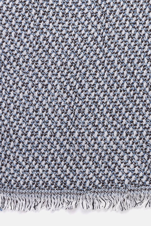 Blau-weißer Schal, „Aria" Blau-weißer Schal, „Aria"