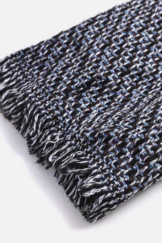 Schwarz-blauer Aria-Schal Schwarz-blauer Aria-Schal