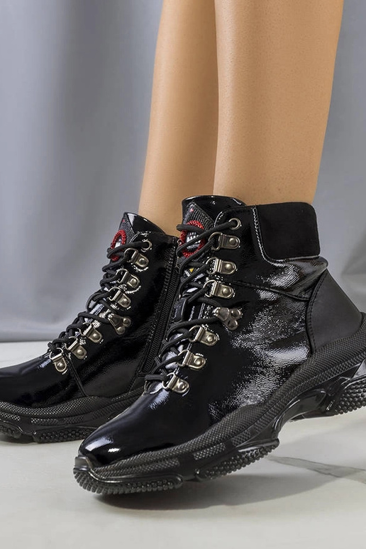 Stiefeletten Celmir aus schwarzem...