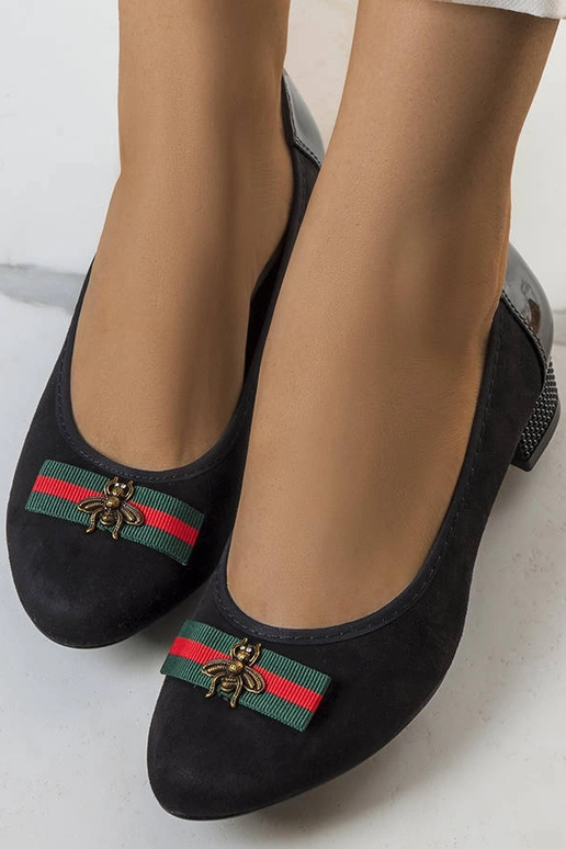 Schwarze Manelia-Pumps