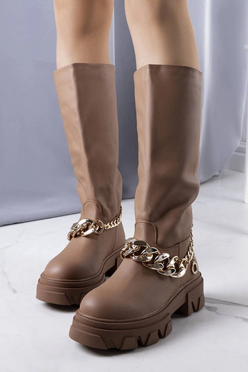 Braune isolierte Cumia-Stiefel