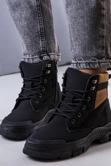 Schwarze isolierte Fordel-Stiefel 2