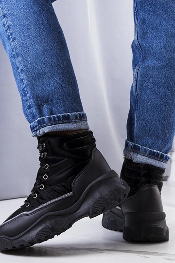 Schwarze isolierte Rimu-Stiefel 2