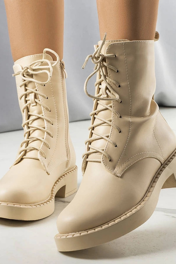 Beige Winter-Wanderschuhe,...