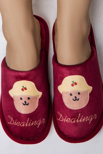 Rote weiche Hausschuhe... 2