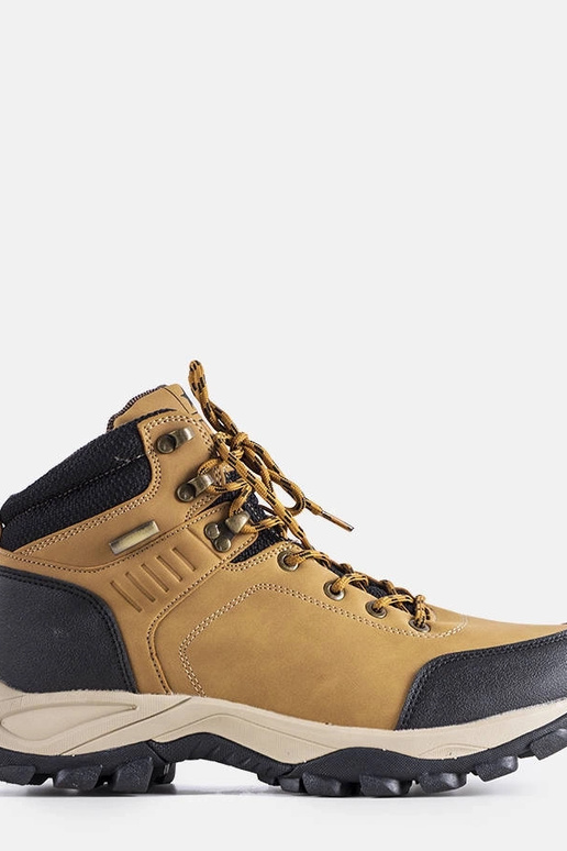 Braune Winter-Wanderschuhe für...