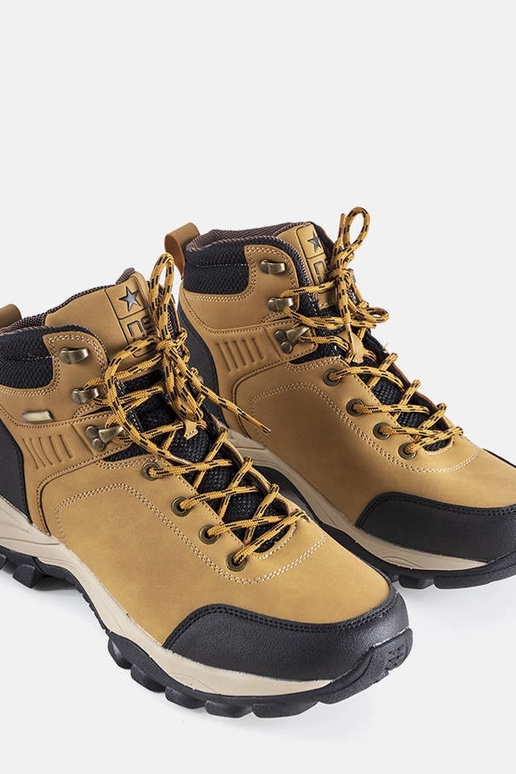 Braune Winter-Wanderschuhe für...