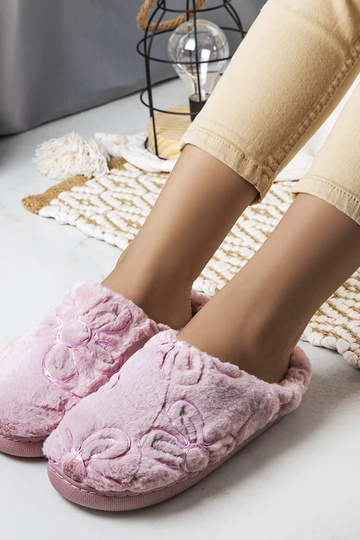 Maren rosa weiche Hausschuhe