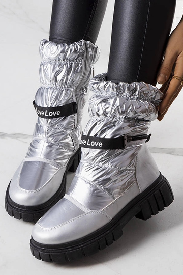 Silberne Winterstiefel,... 2