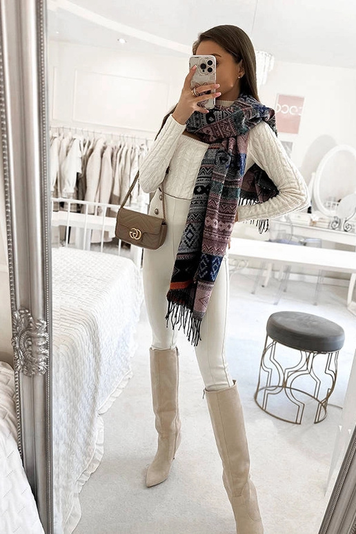 Oranger Kobe-Schal Oranger Kobe-Schal