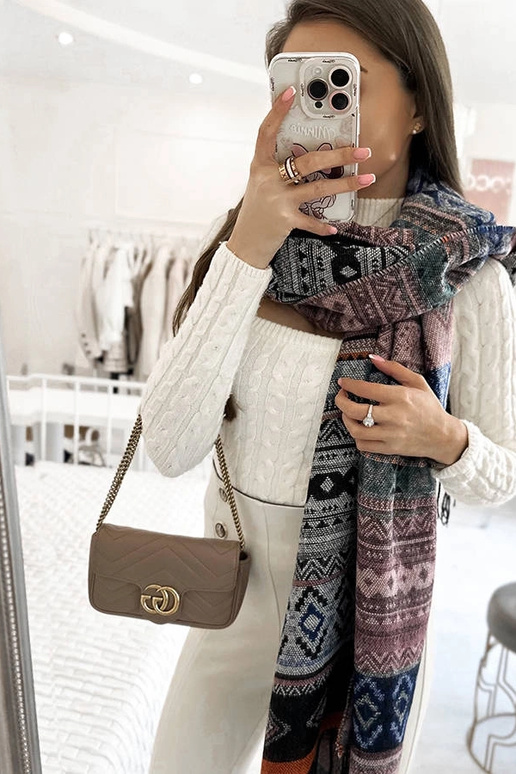 Oranger Kobe-Schal Oranger Kobe-Schal