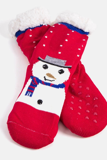 Rote isolierte Socken mit... 2