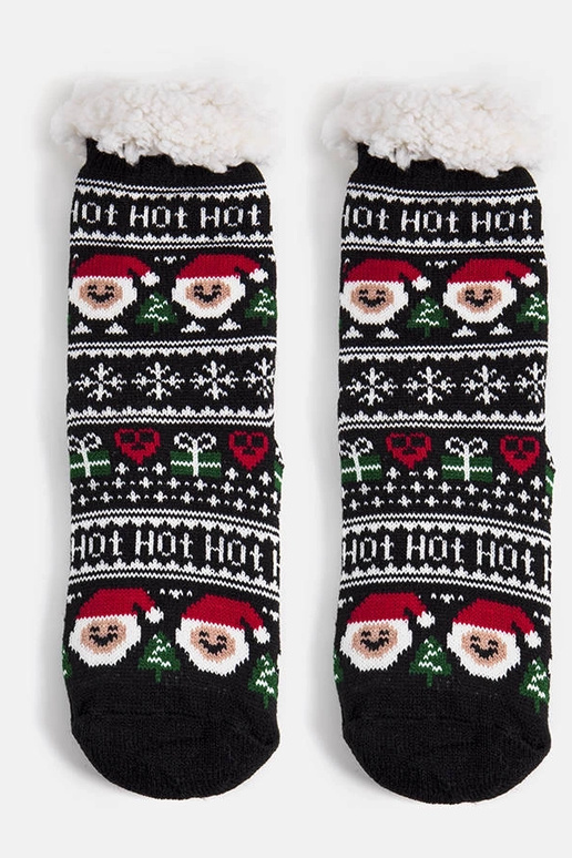 Schwarze isolierte Socken mit... Schwarze isolierte Socken mit...