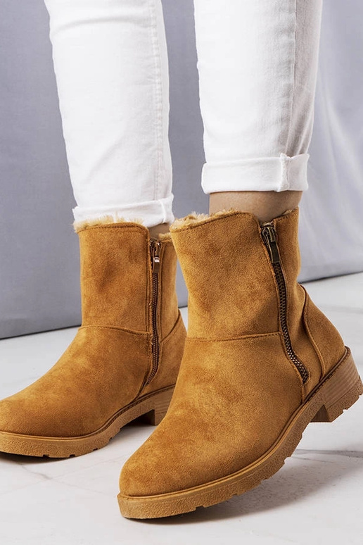 Braune isolierte Stiefel Salona