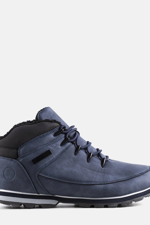 Dunkelblaue Winter-Wanderschuhe, „Jemma"