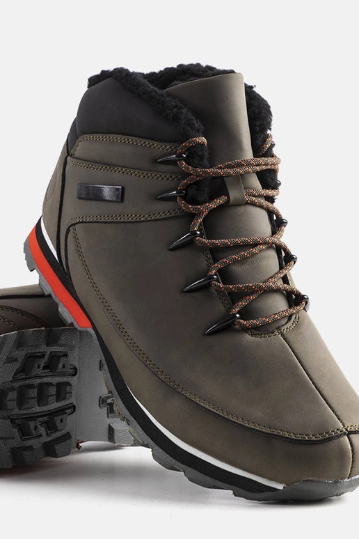 Grüne isolierte Jemma-Stiefel