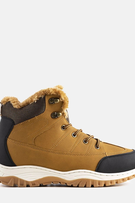 Braune isolierte Violette-Stiefel