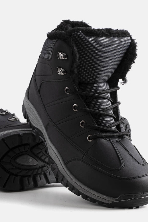 Schwarze Winter-Wanderschuhe, „Violette"