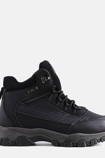 Schwarze isolierte Jaxx-Stiefel