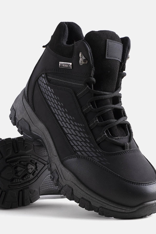 Schwarze isolierte Jaxx-Stiefel