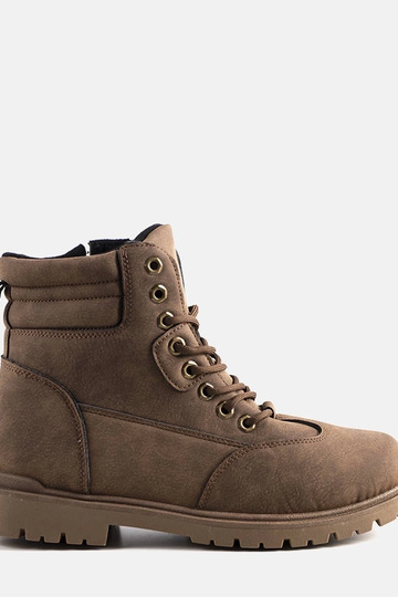 Braune Winter-Wanderschuhe,...