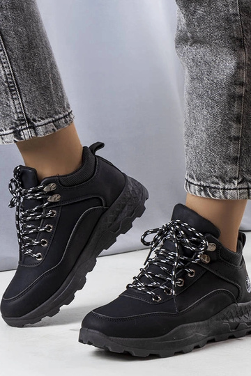 Schwarze isolierte Durani Damenstiefel