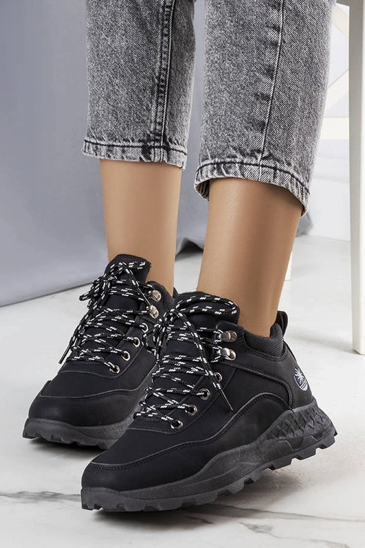 Schwarze isolierte Durani Damenstiefel