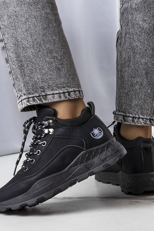 Schwarze isolierte Durani Damenstiefel