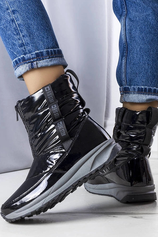 Schwarze Big Star Schneestiefel KK274392