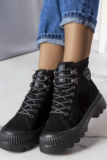 Schwarze isolierte Stiefeletten Big Star KK274522 2