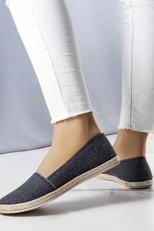 Schwarze Amiral Espadrilles für Damen