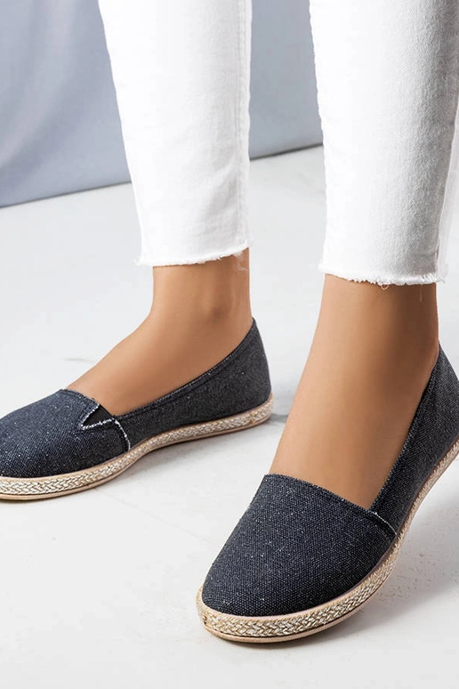 Schwarze Amiral Espadrilles für Damen