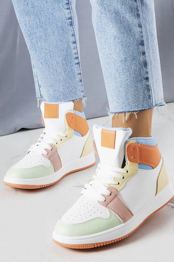 Karis orange High Top Sneakers