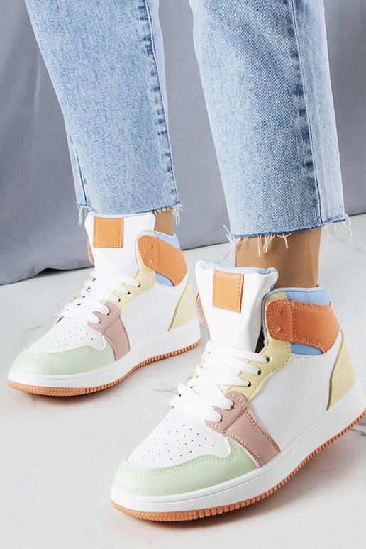 Karis orange High Top Sneakers