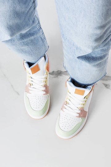 Karis orange High Top Sneakers 2